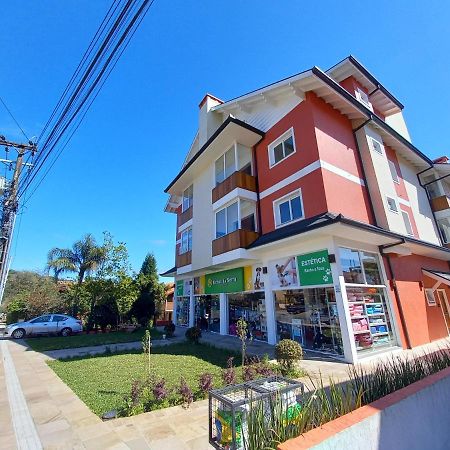 Gramado - Apartamento Aconchegante Com Lareira E Churrasqueira Exteriér fotografie