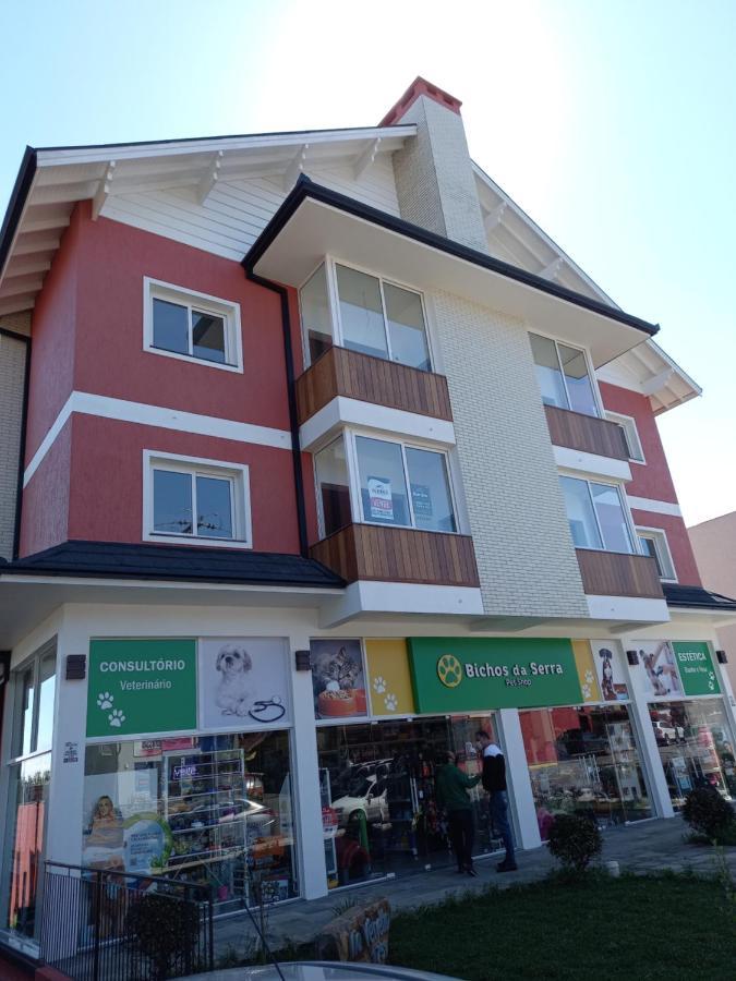 Gramado - Apartamento Aconchegante Com Lareira E Churrasqueira Exteriér fotografie